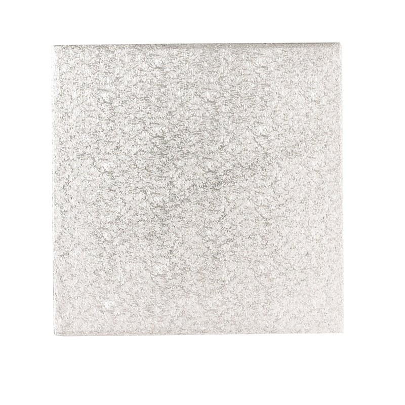 Billede af Kageplade sølv kvadratisk 17,5 cm 4 mm tyk 1 stk